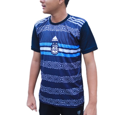 Picture of Argentina Official Home Jersey || Player Edition || World Cup 2022 - Black