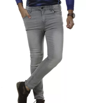 Picture of Stylish Jeans Denim Pants For Men - Grey