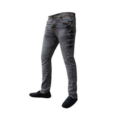 Picture of Stylish Jeans Denim Pants For Men - Black