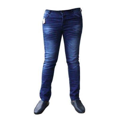 Picture of Stylish Jeans Denim Pants For Men - Blue