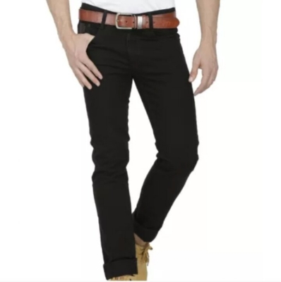 Picture of Men's Narrow Formal Gabardine Pants - Black