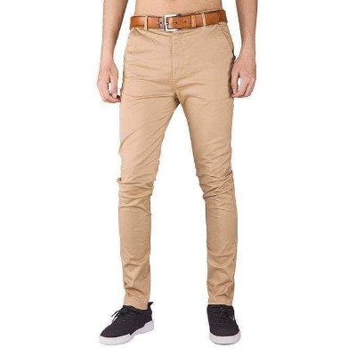 Picture of Men's Narrow Formal Gabardine Pants - Gold