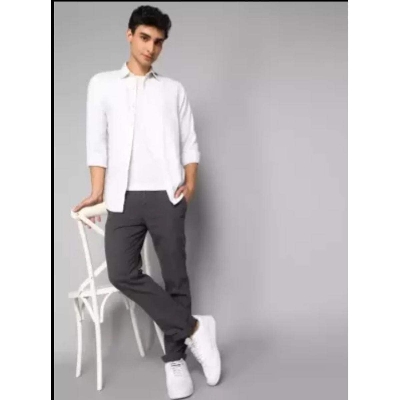 Picture of Men's Narrow Formal Gabardine Pants - Khaki