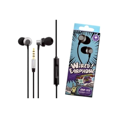 Picture of Remax Earphone Rm 512 Earphone - Black