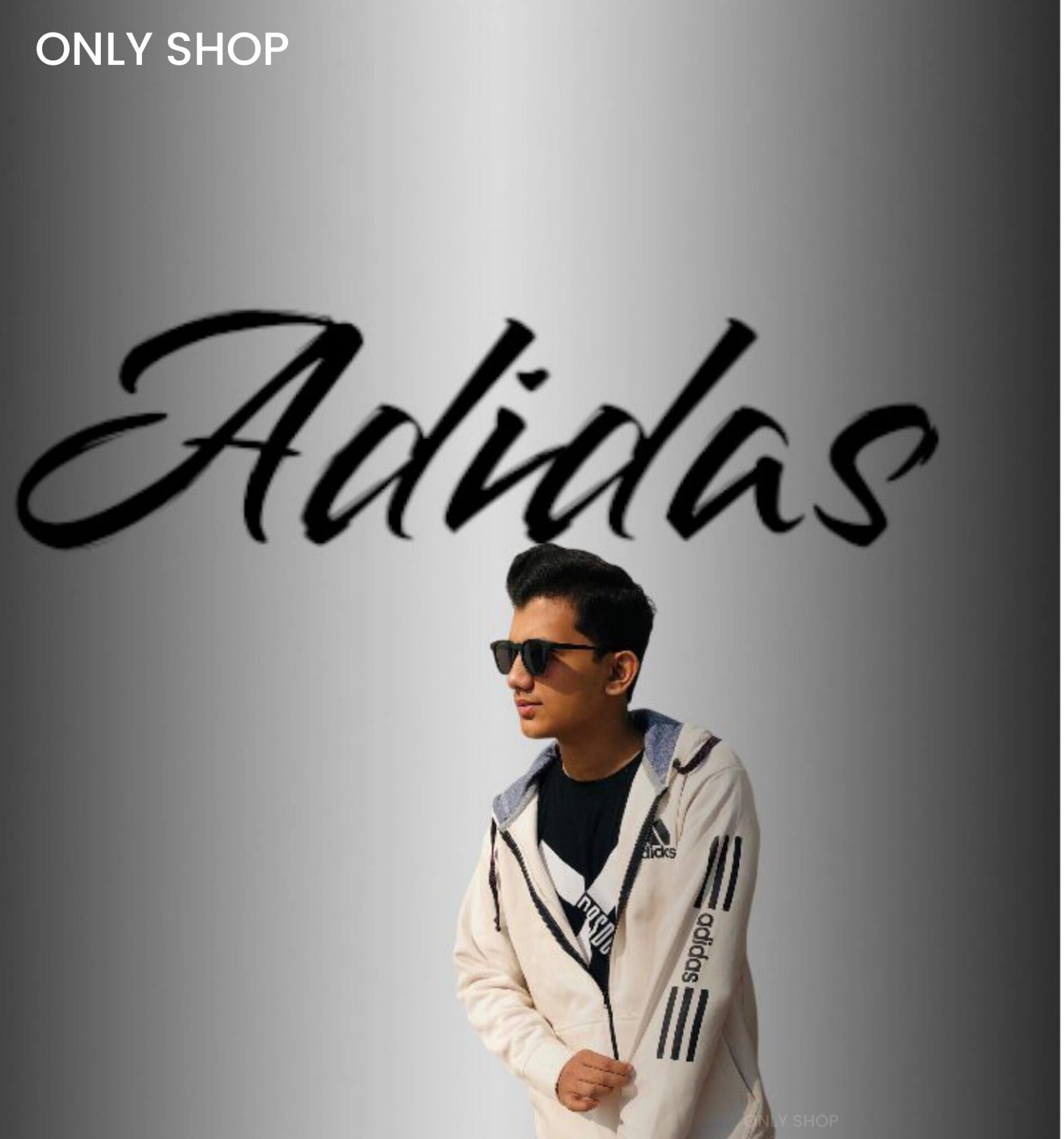 Picture of winter Hoodie For Men - Dark white