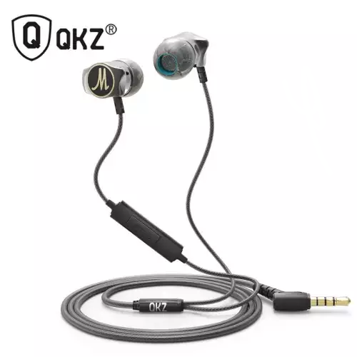 Picture of QKZ DM7 Zinc Alloy In Ear HiFi Earphone Stereo Bass Headset - Black
