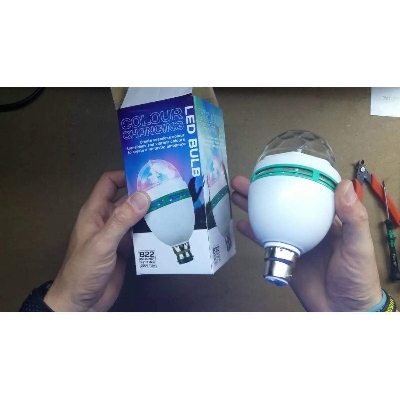 Picture of LED DJ Disco Moving Bulb Light Multi-Color - White