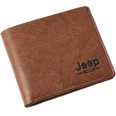 Picture of Men Jeep Wallet with Coin Bag Small Money Purses New Design