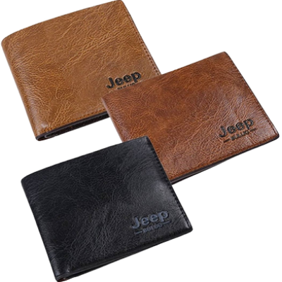Picture of Men Jeep Wallet with Coin Bag Small Money Purses New Design
