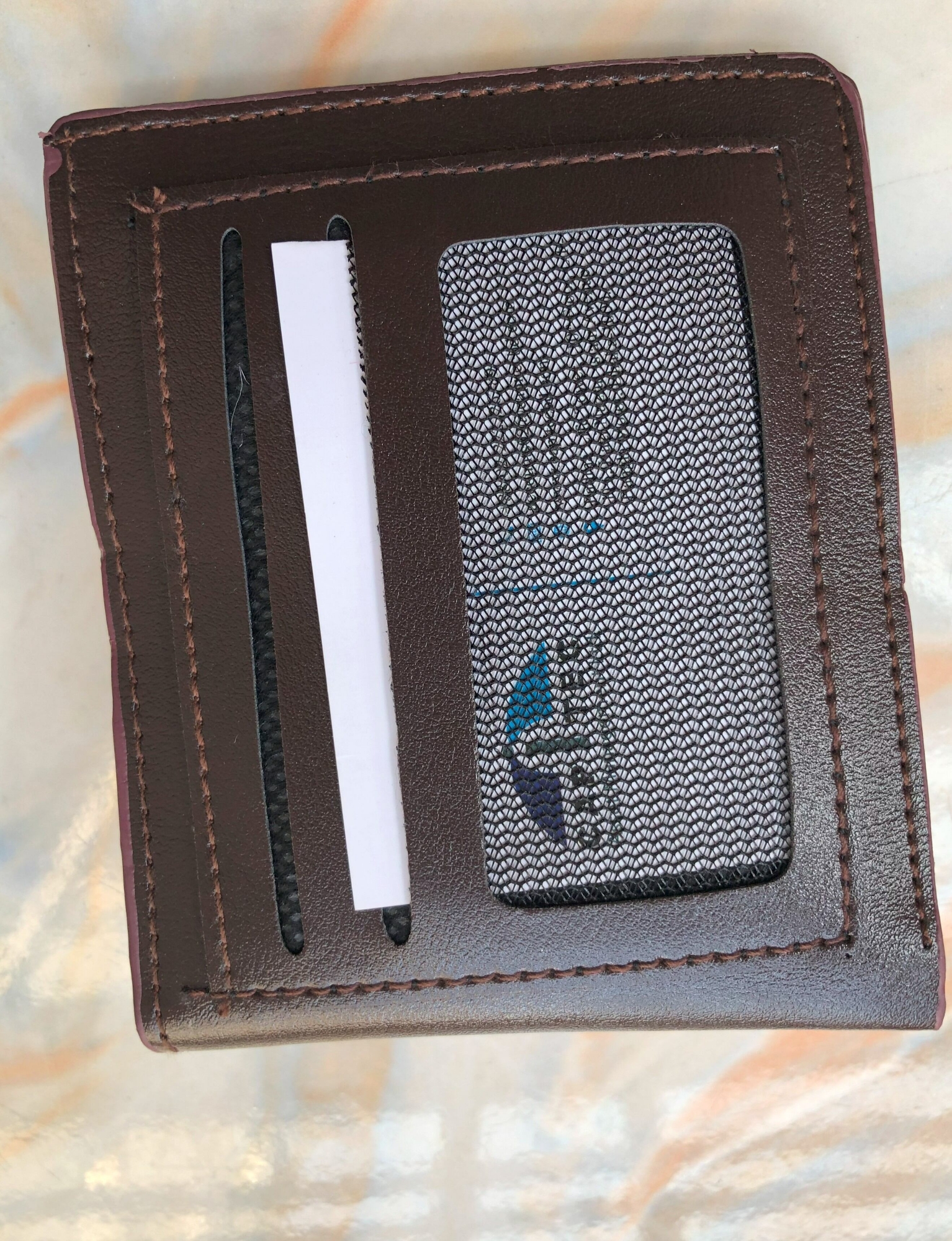 Picture of Short stylish Leather Wallet Money bag For man