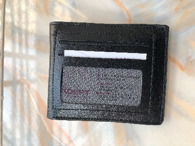 Picture of Short stylish Leather Wallet Money bag For man