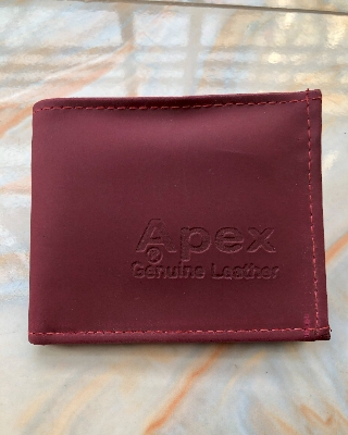 Picture of Artificial Lether Wallet for Men Red  / Black /  Color moneybag