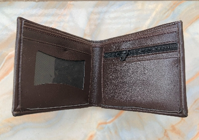 Picture of Short stylish Leather Wallet Money bag For man
