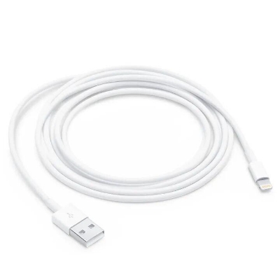 Picture of iPhone USB Charging Cable for iPhone 6, iPhone 7, iPhone 8, iPhone 9, iPhone 10, iPhone 11 Cable - White