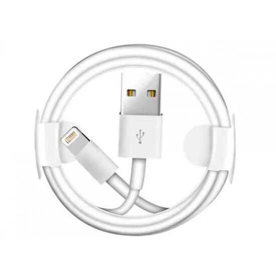 Picture of iPhone USB Charging Cable for iPhone 6, iPhone 7, iPhone 8, iPhone 9, iPhone 10, iPhone 11 Cable - White
