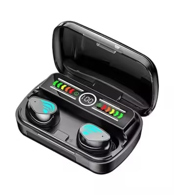 Picture of M27 TWS Wireless Earphones Bluetooth5.3 Stereo Headphones Sport Waterproof Earbuds Headset Charging Box With Mic - Black