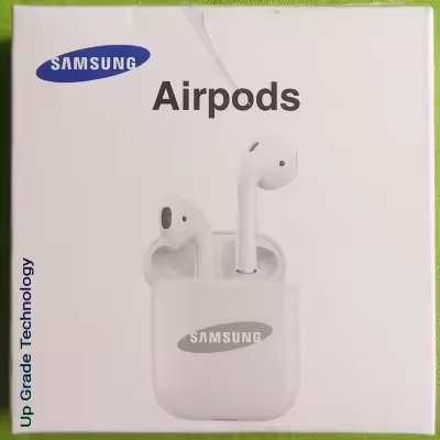 Picture of 【Readystock】 + FREE Shipping+ COD new Samsung color I12 TWS Bluetooth earphones wireless earplugs frosted feel TWS stereo touch control - White