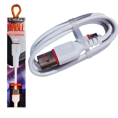 Picture of Excel Fast Charging Data Cable Type B - White