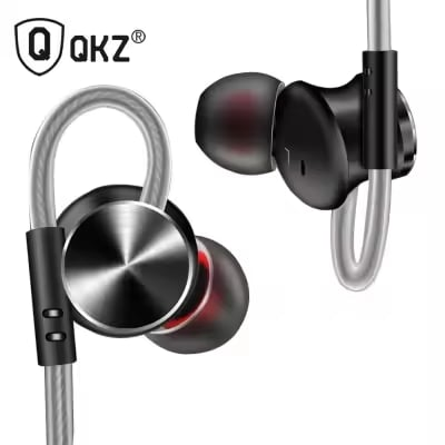 Picture of DM10 QKZ DM10 Zinc Alloy HiFi In Ear Earphones QKZ DM10 3.5mm Wired In-Ear Earphone - Black