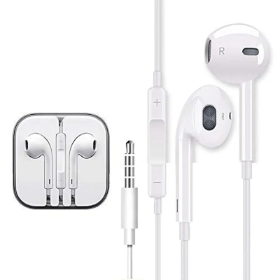 Picture of 3.5mm Super bass In-ear earpiece earphones for all brands Compatible with Vivo Samsung Huawei Xiaomi OPPO Symphony Walton High-Quality In-ear Earphone for Vivo - White