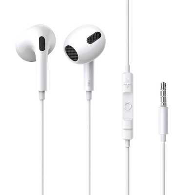 Picture of 3.5mm Super bass In-ear earpiece earphones for all brands Compatible with Vivo Samsung Huawei Xiaomi OPPO Symphony Walton High-Quality In-ear Earphone for Vivo - White