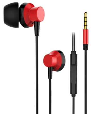 Picture of Original metal REMAX RM-512 Wired Music Earphone Heavy Bass - Black