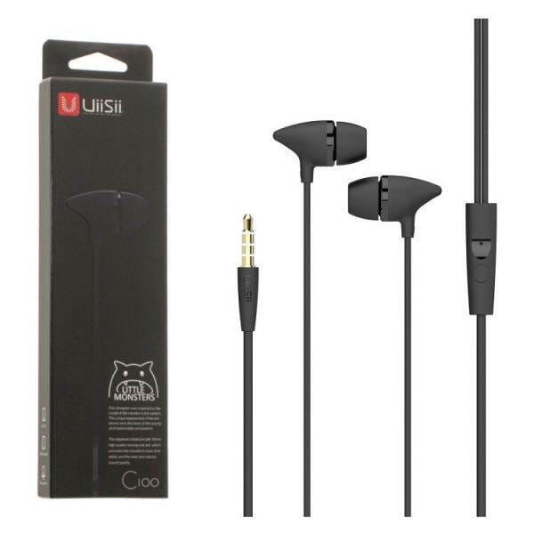 Picture of Uiisii C100 Super Bass Stereo In Ear Headphone - Black - Black