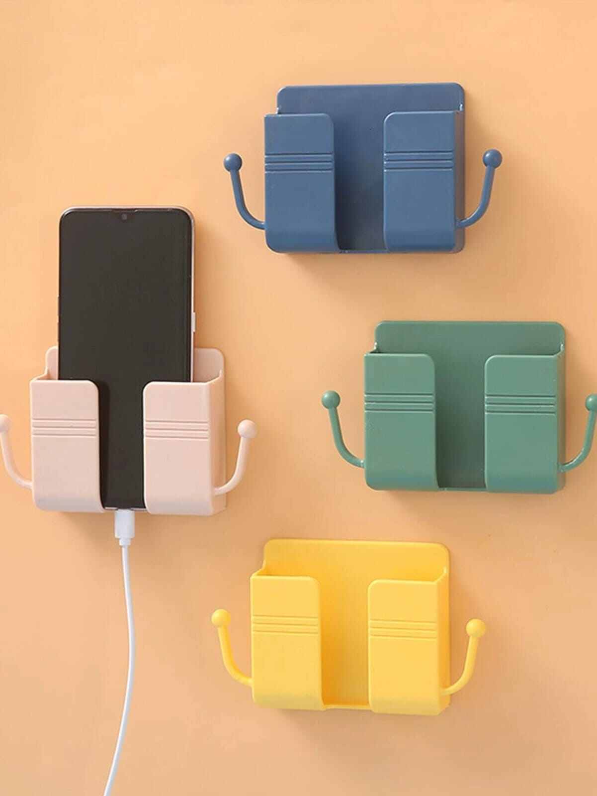 Picture of Multi-function Wall Mounted Organizer Holder, Storage Box, Remote Control, Mobile Phone Plug, Home 1 pcs
