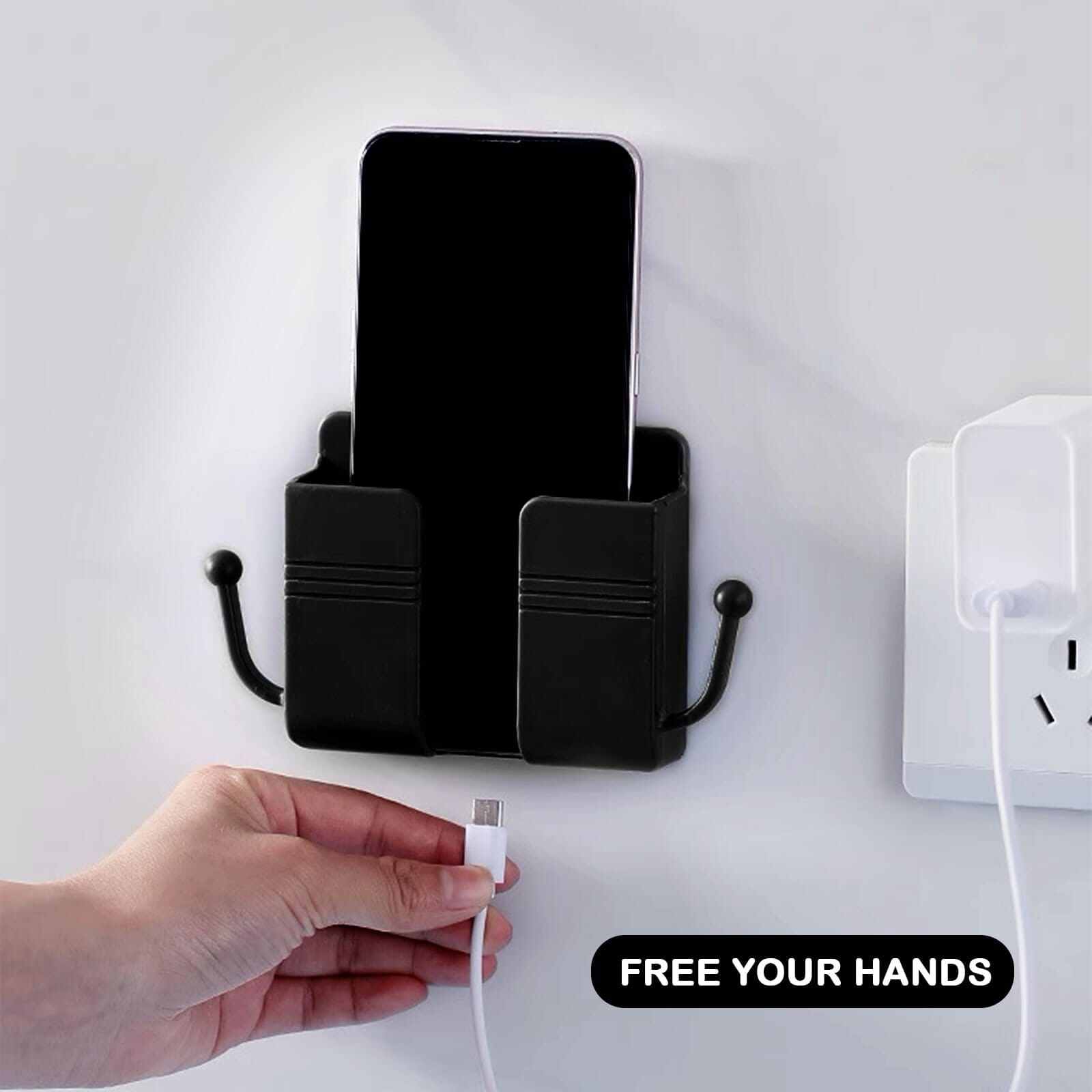 Picture of Multi-function Wall Mounted Organizer Holder, Storage Box, Remote Control, Mobile Phone Plug, Home 1 pcs