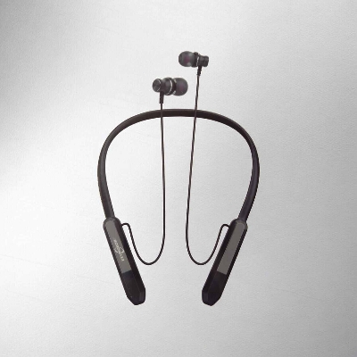 Picture of BOROMAXX BX17 25 HOURS PLAYTIME SPORTS NECKBAND Wireless  EARPHONES - Black