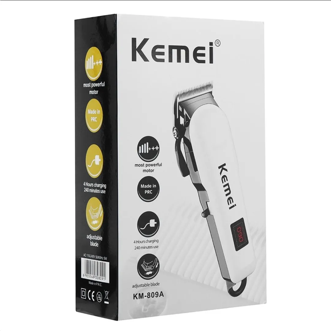 Picture of Kemei 809A AC/DC Rechargeable Professional Hair Trimmer for Men
