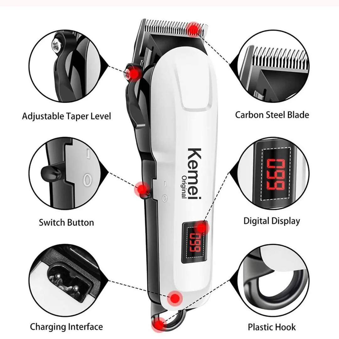 Picture of Kemei 809A AC/DC Rechargeable Professional Hair Trimmer for Men