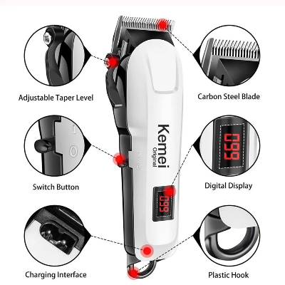 Picture of Kemei 809A AC/DC Rechargeable Professional Hair Trimmer for Men