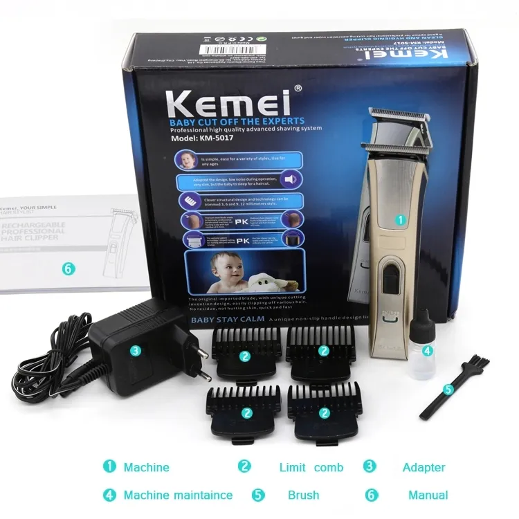 Picture of Kemei KM 5017 Hair Clipper & Trimmer For Men