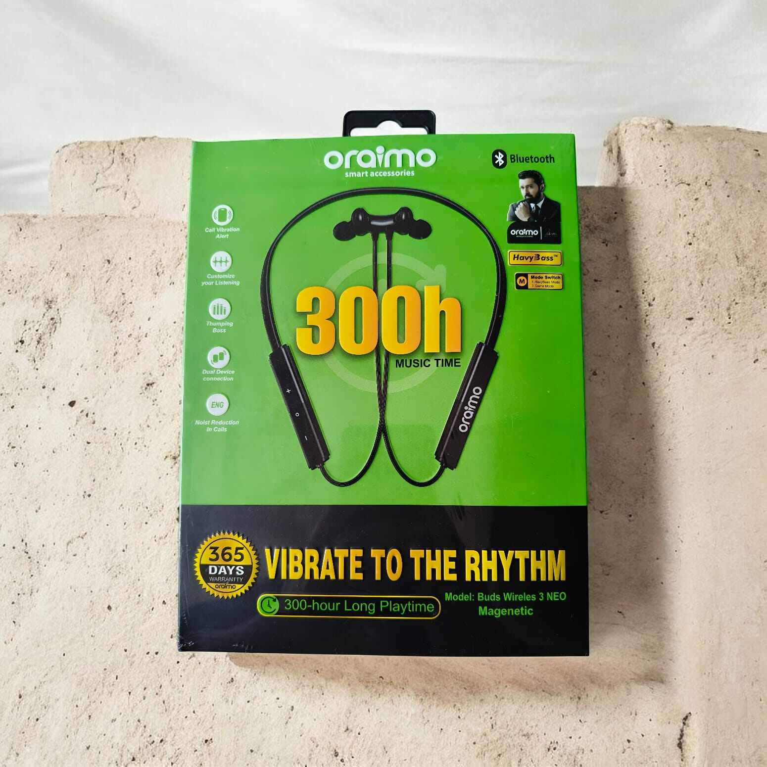 Picture of oraimo 300h WIRELESS EARPHONE - Black