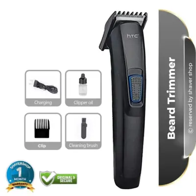 Picture of HTC AT 522 Rechargeable Cordless Trimmer For Men (Black)