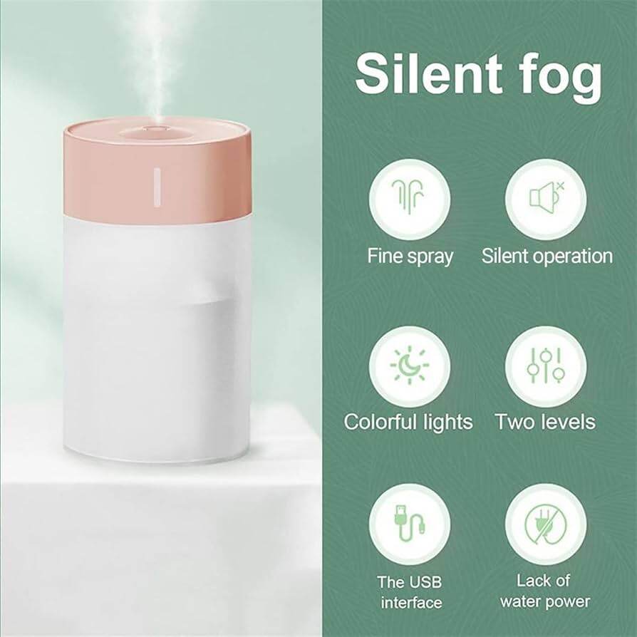 Picture of 260ML USB Ultrasonic Air Humidifier With RGB Light