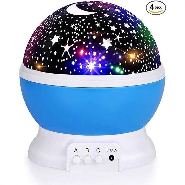 Picture of Star Master Rotating Starry Sky Light,Colorful Night Lights Projector Children Kids Baby Sleep Lighting Sky Star Master Projection Lamp Led Projection Home Decor - Table Lamp - Multicolor