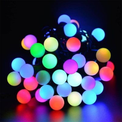 Picture of LED Decoration Light 28 Pieces Warm White snow Ball Fairy Lights - Room Decoration Light - Multicolor