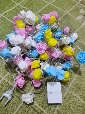 Picture of For 80 pieces Rose fairy light set current system Super collection Follower - Multicolor
