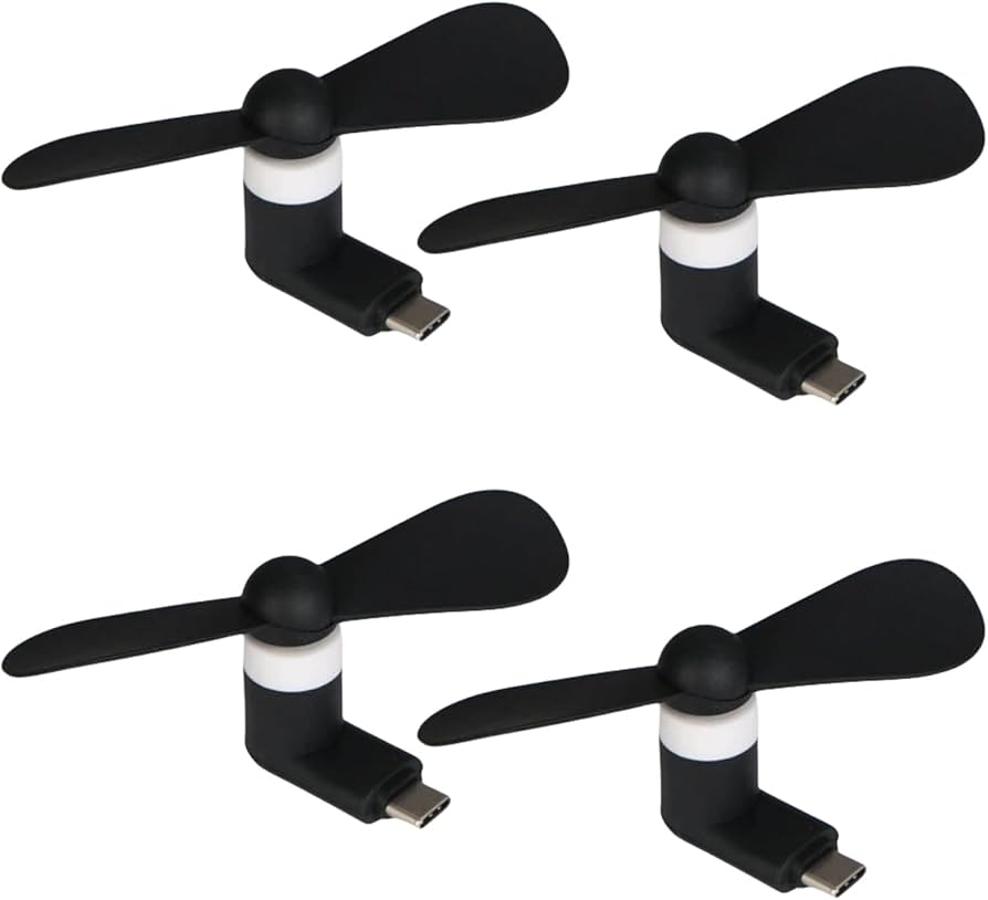 Picture of Type C Mini USB Phone Fan for Mobile phone - Black