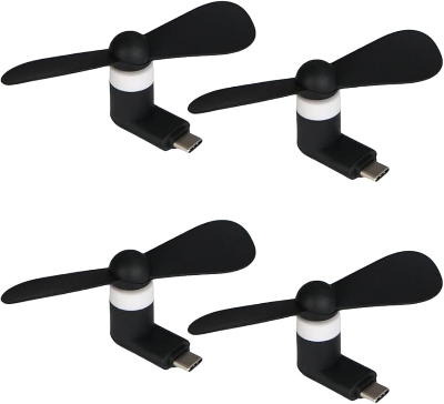 Picture of Type C Mini USB Phone Fan for Mobile phone - Black