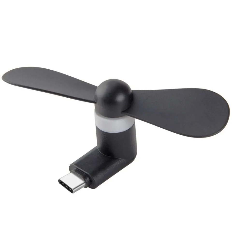 Picture of Type C Mini USB Phone Fan for Mobile phone - Black