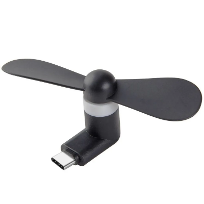Picture of Type C Mini USB Phone Fan for Mobile phone - Black