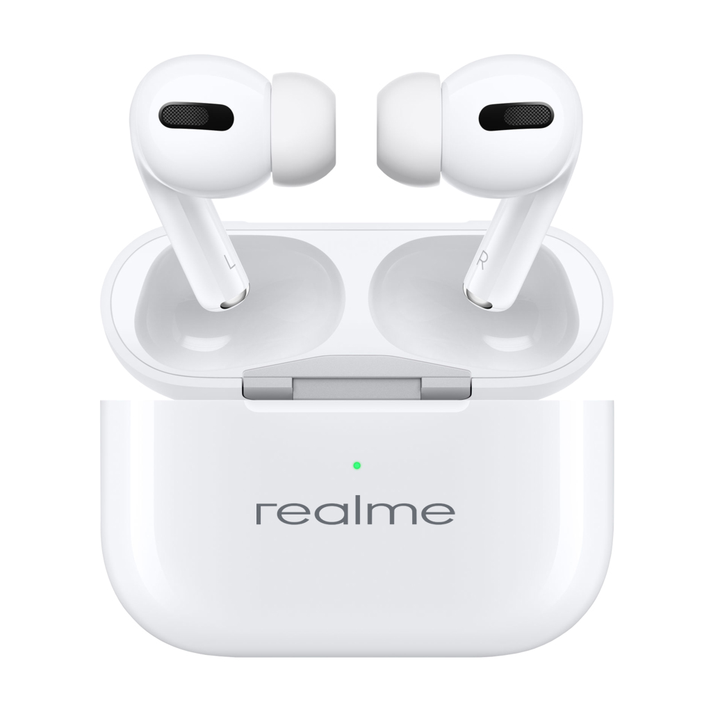 Picture of Realme Airpods Pro_ 100% Original Wireless Bluetooth Earbuds Headset With Mic and Silicon Case Free- Gadget House - White