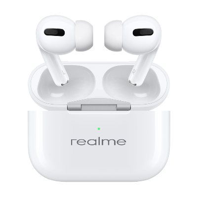 Picture of Realme Airpods Pro_ 100% Original Wireless Bluetooth Earbuds Headset With Mic and Silicon Case Free- Gadget House - White