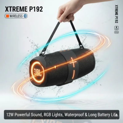 Picture of XTREME P192 Speaker High Bass,RGB Light,IPX6 Waterproof(12H Playtime)
