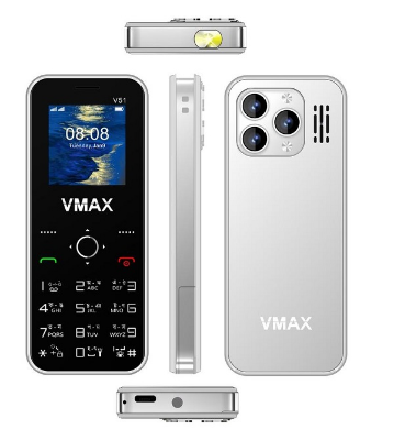 Picture of Vmax V51 Mini Card Phone - White