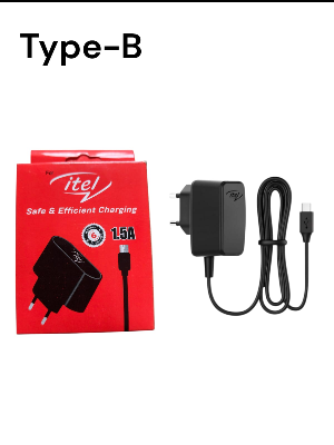 Picture of itel Safe & Efficient Charging 1.5A - Black