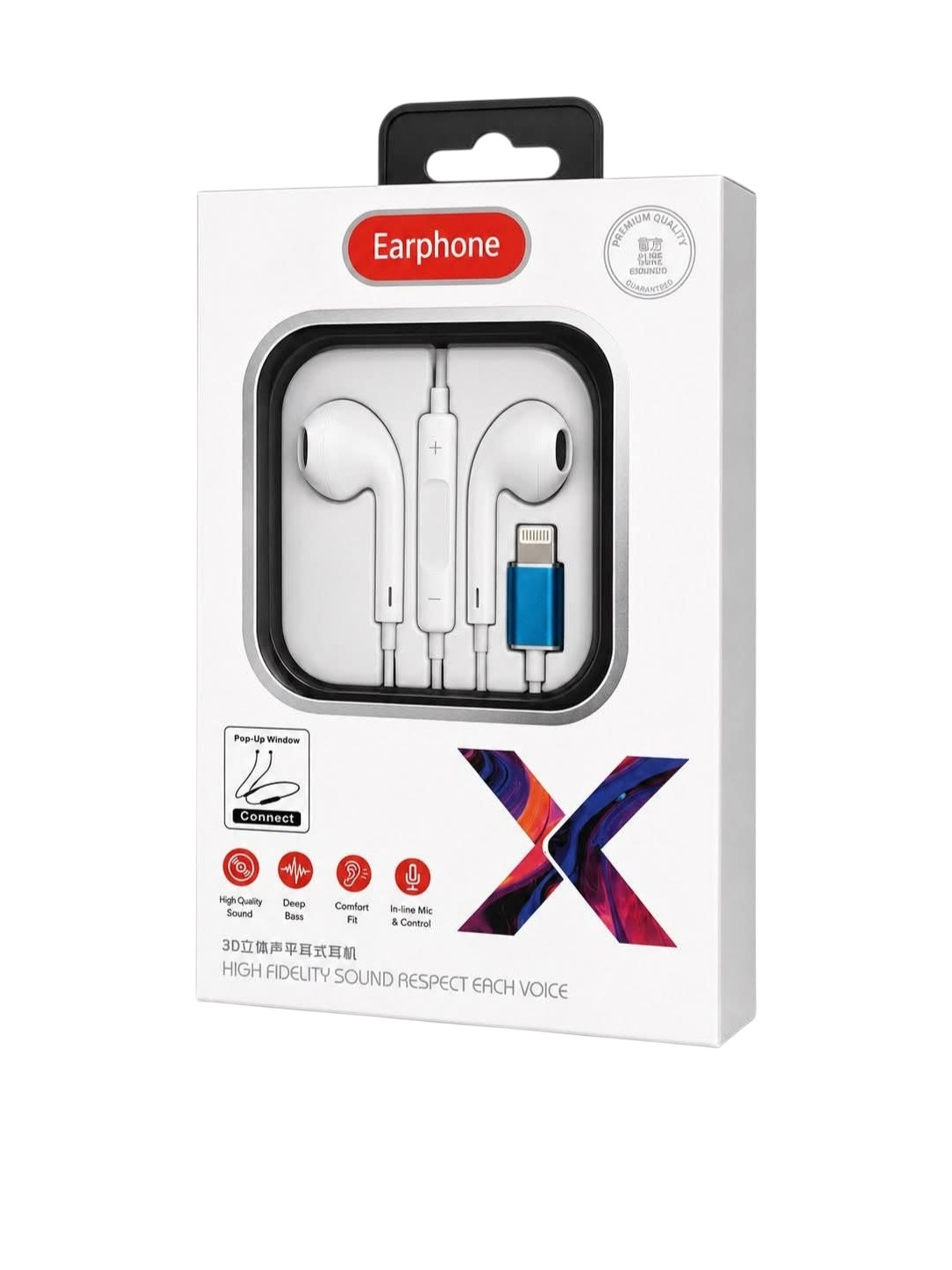 Picture of Iphone Earpods Lightning Connector - headphone - Ear Phone - Earphone - White